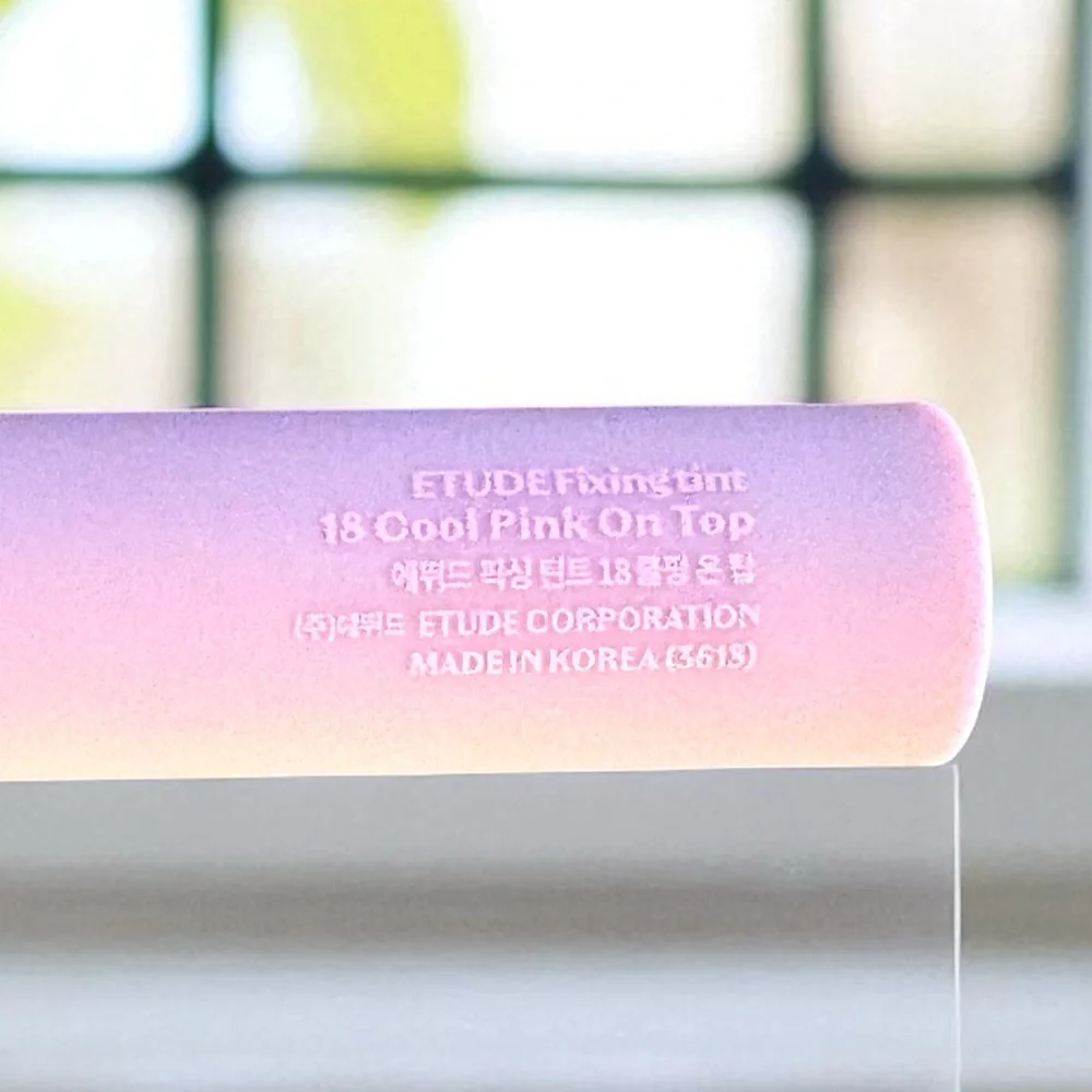 💎 K-Beauty Korean ETUDE Fixing Lip Tint Color #18 Cool Pink On Top Hydro Matte